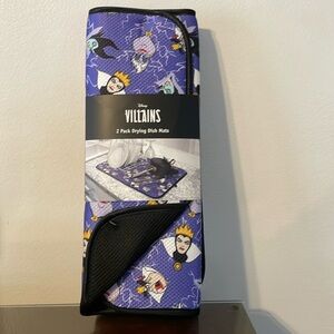 Disney Villains 2 Pack Drying Dish Mats